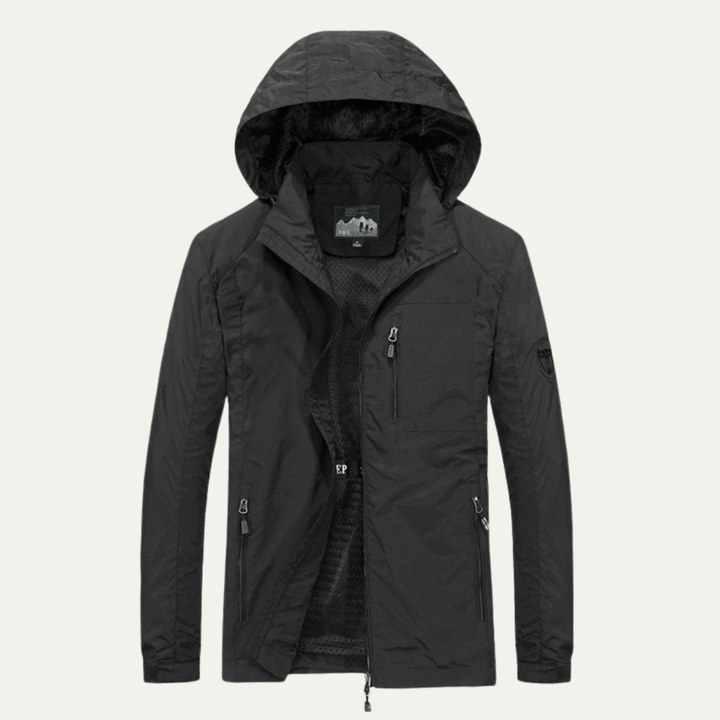 The Heritage Waterproof Outdoor Rain Jacket – Hooded Windbreaker