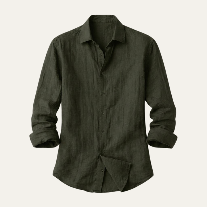 The Summerville Men’s Lightweight Button Down Cotton Shirt