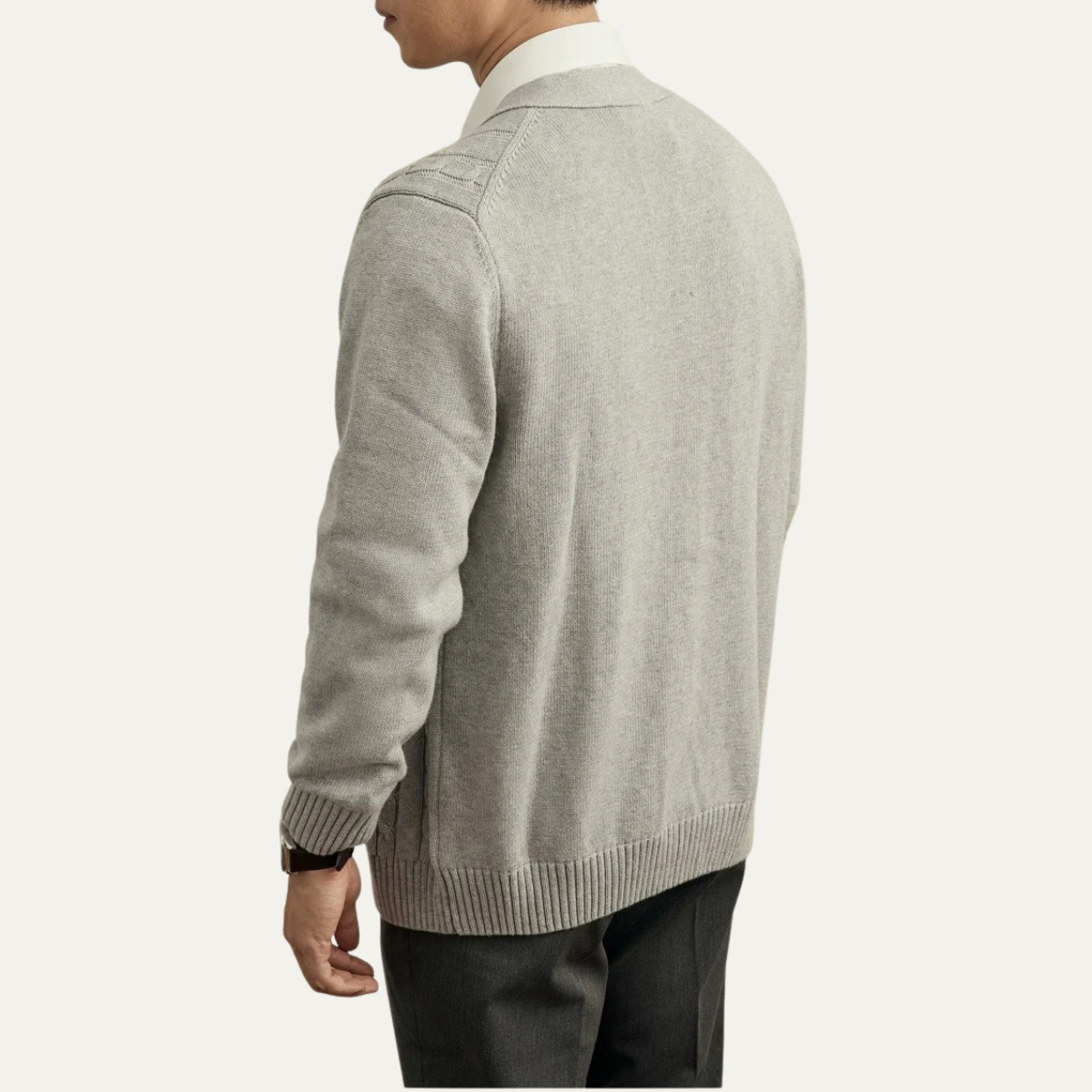 The Heathmoor Men’s Stylish V Neck Knit Winter Cardigan