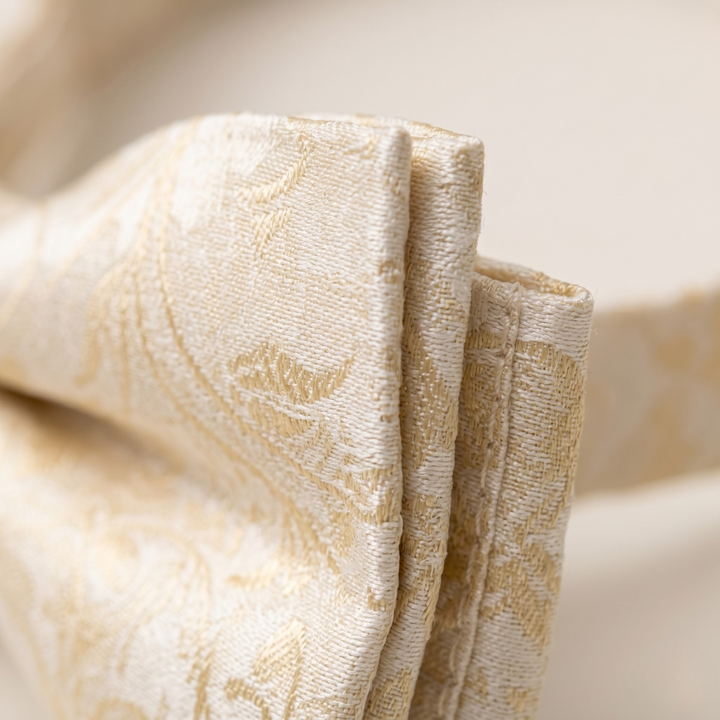 The Ashbury Men’s Bow Tie with Pocket Square & Cufflinks Set – Gold Paisley