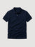 The Santorini Navy Blue Polo for Men - Timeless Old Money Style