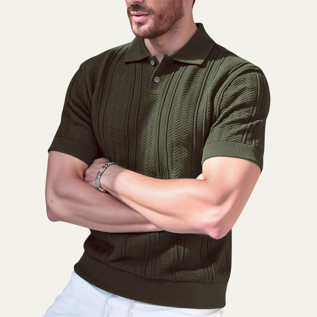 The Westbrook Men’s Smart Knit Polo Shirt