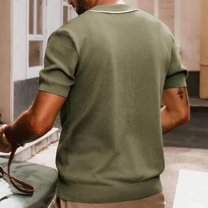 The Scottsdale Men’s Knit Summer Polo Shirt