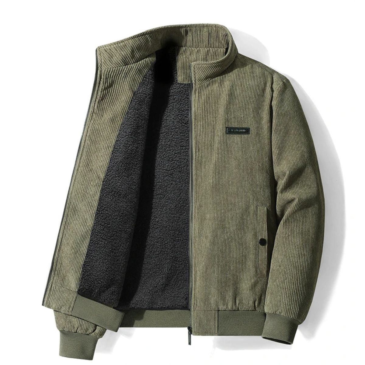 The Milton Fleece Lined Modern Corduroy Jacket for Men