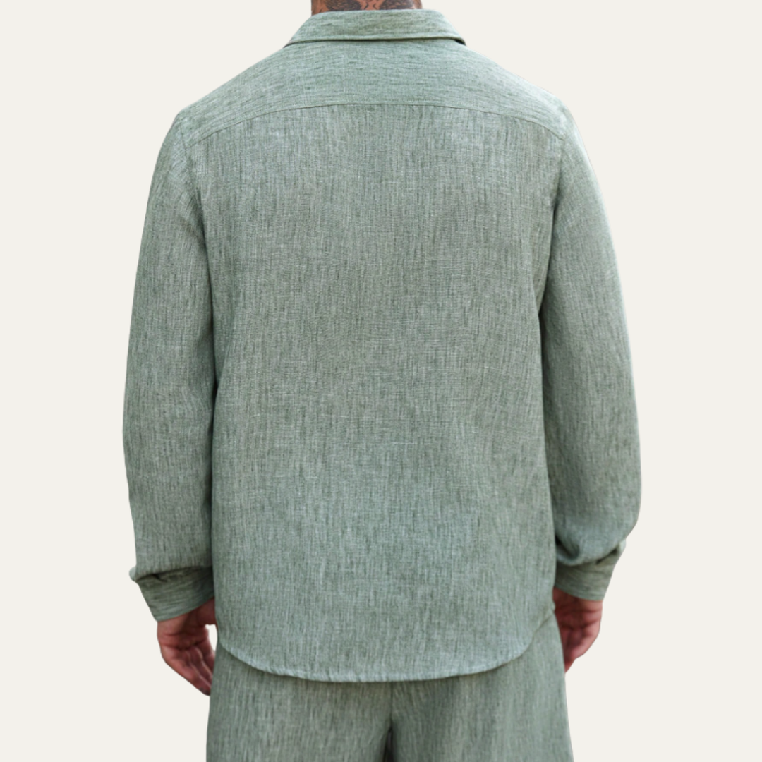 The Bellmont Men’s Linen Casual Shirt