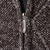 The Amalfi Men’s Knit Fleece Zip-Front Cardigan with Diamond Pattern