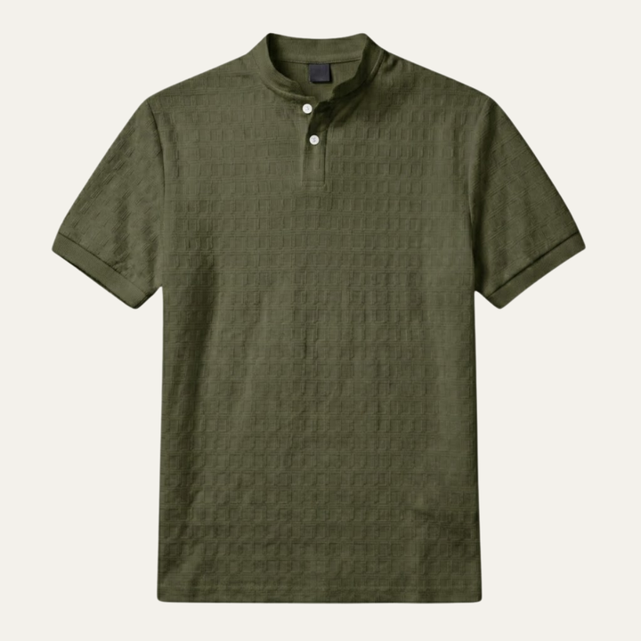 The Oakridge Hill Men’s Classic Textured Summer Polo Shirt