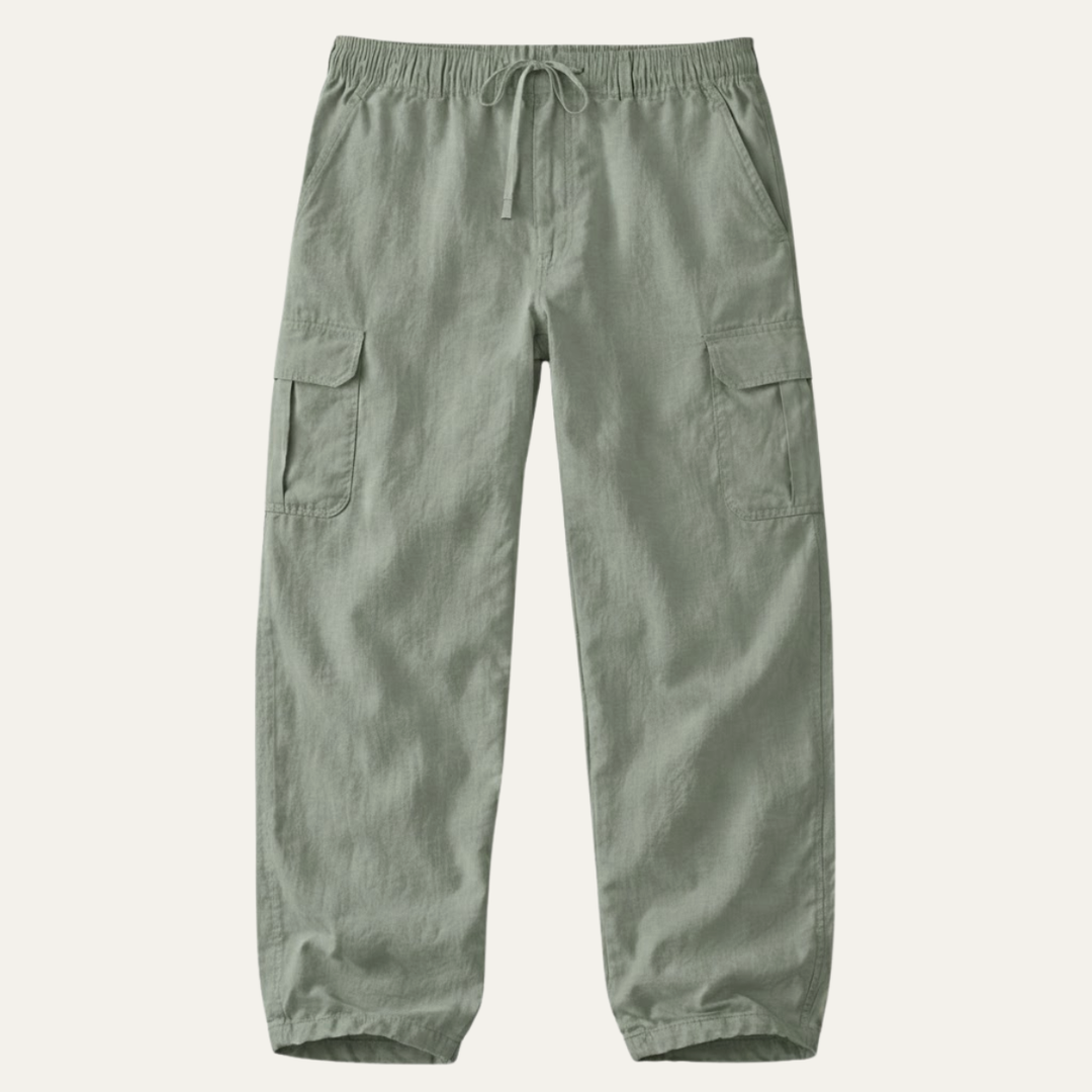 The Maplecrest Men’s Loose Fit Multi Pocket Cargo Pants
