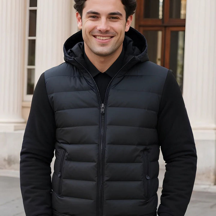 The Zurich Men's Hooded Light Puffer Jacket