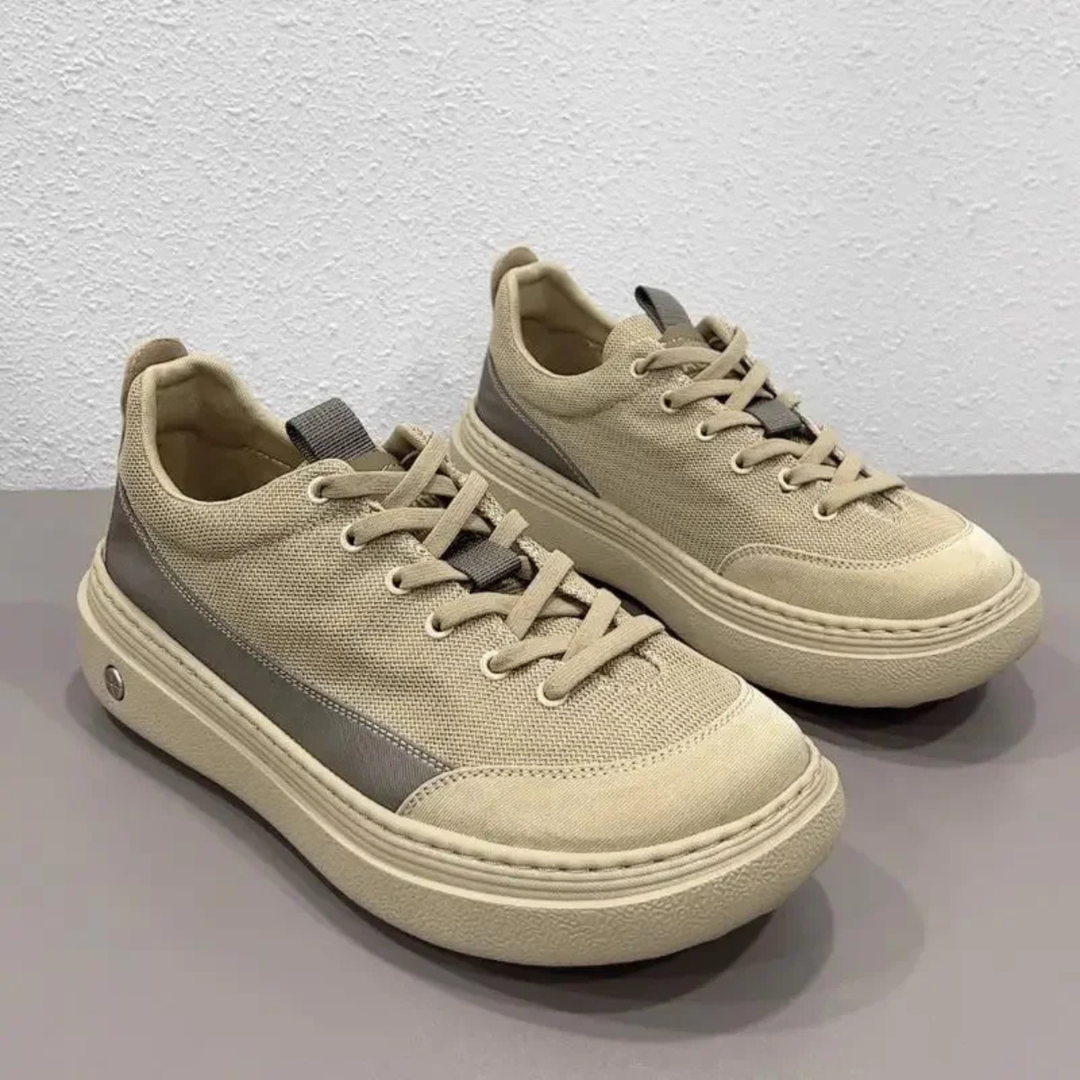 The Valencia Men’s Sole Low Top Canvas Casual Sneakers