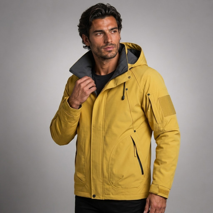 The Everfort Waterproof Rain Jacket – Windproof Hooded Outdoor Coat