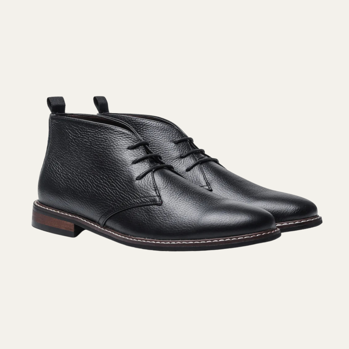 The Locorotondo Men’s Leather Lace Up Chukka Boots