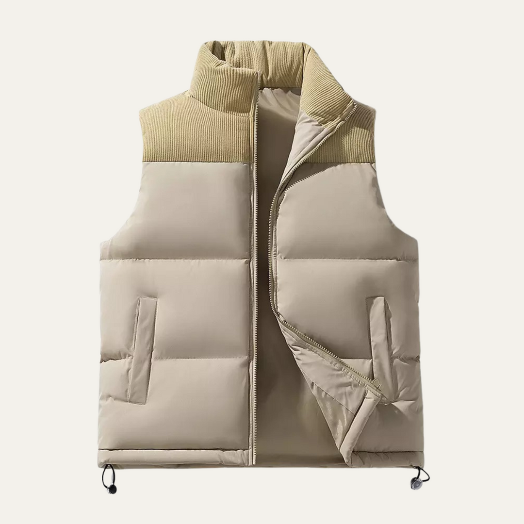 The Port Isaac Men's Stylish Quilted Puffer Vest