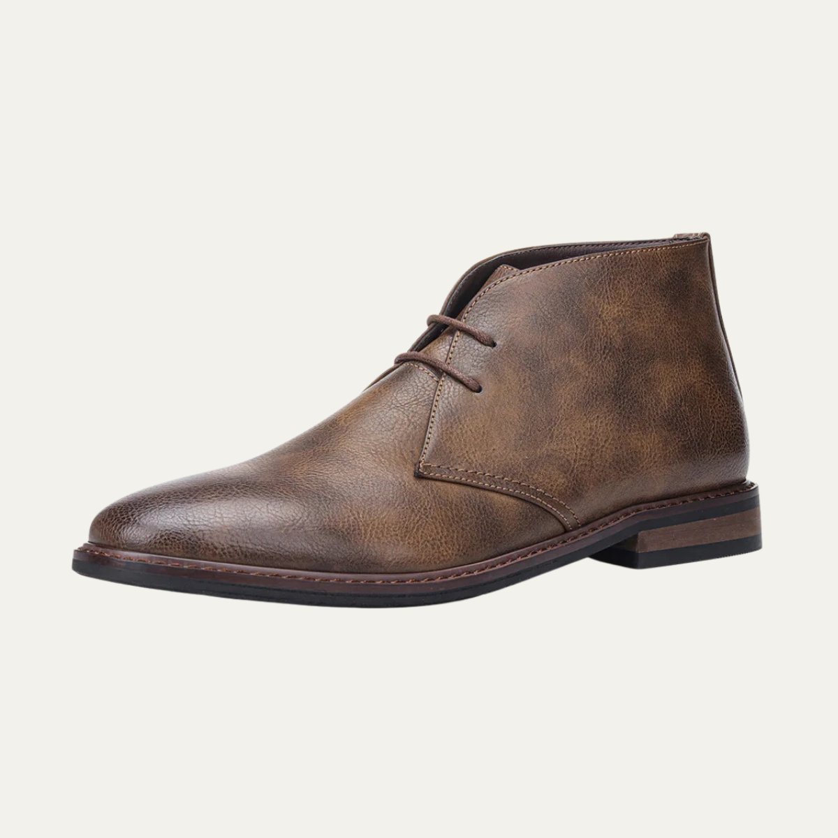 The Locorotondo Men’s Leather Lace Up Chukka Boots