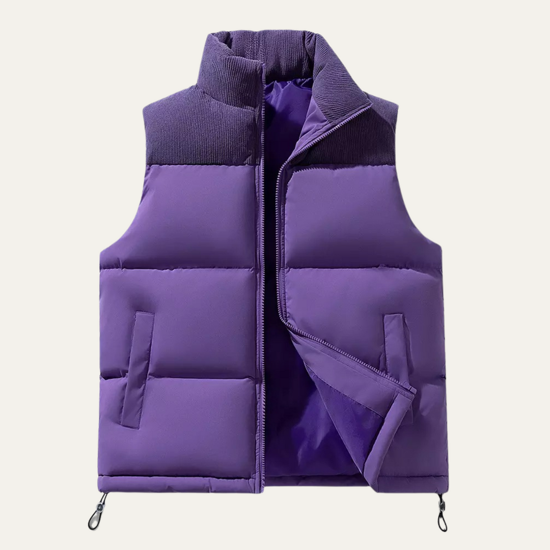 The Port Isaac Men's Stylish Quilted Puffer Vest