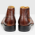 The Modena Men’s Pointed Toe Oxford Ankle Leather Boot