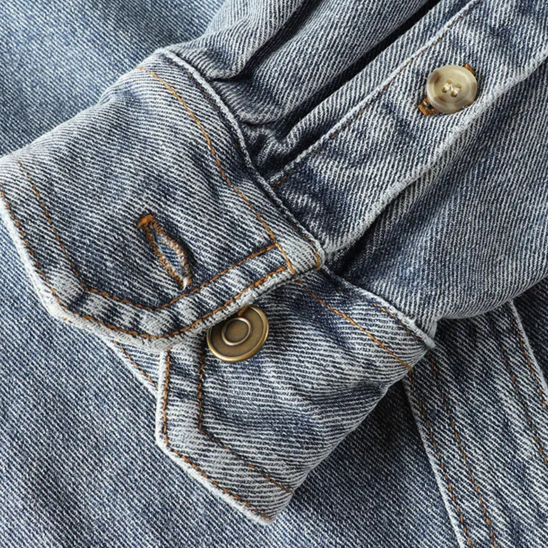 The Brescia Men’s Washed Retro Denim Shirt
