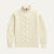 The Dublin Quarter Zip Wool Cable Knit Sweater for Men