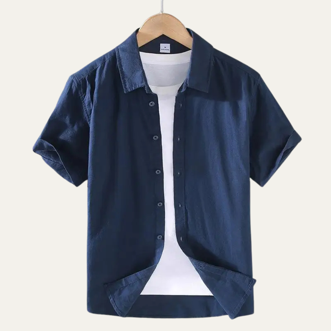 The Potenza Men’s Summer Button Down Shirt