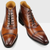 The Modena Men’s Pointed Toe Oxford Ankle Leather Boot