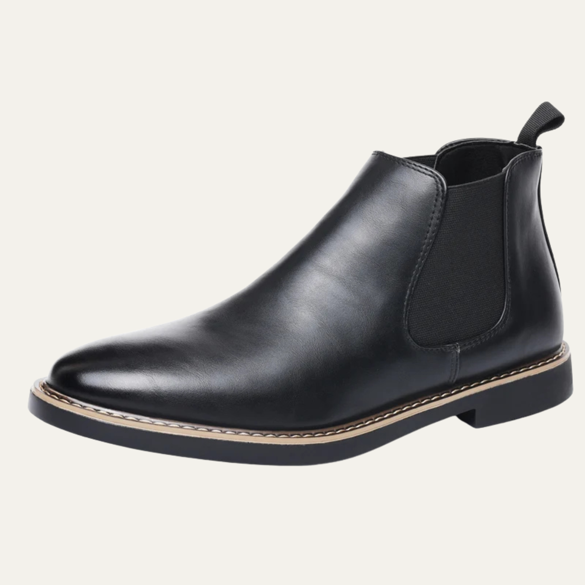 The Bergamo Men’s Slip On Vintage Leather Chelsea Boot