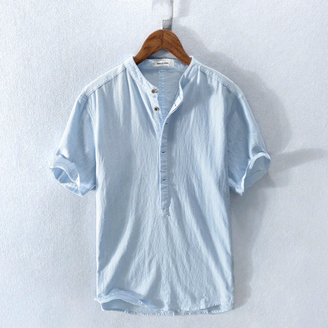 The Voghera Men's Short Sleeve Button Shirt