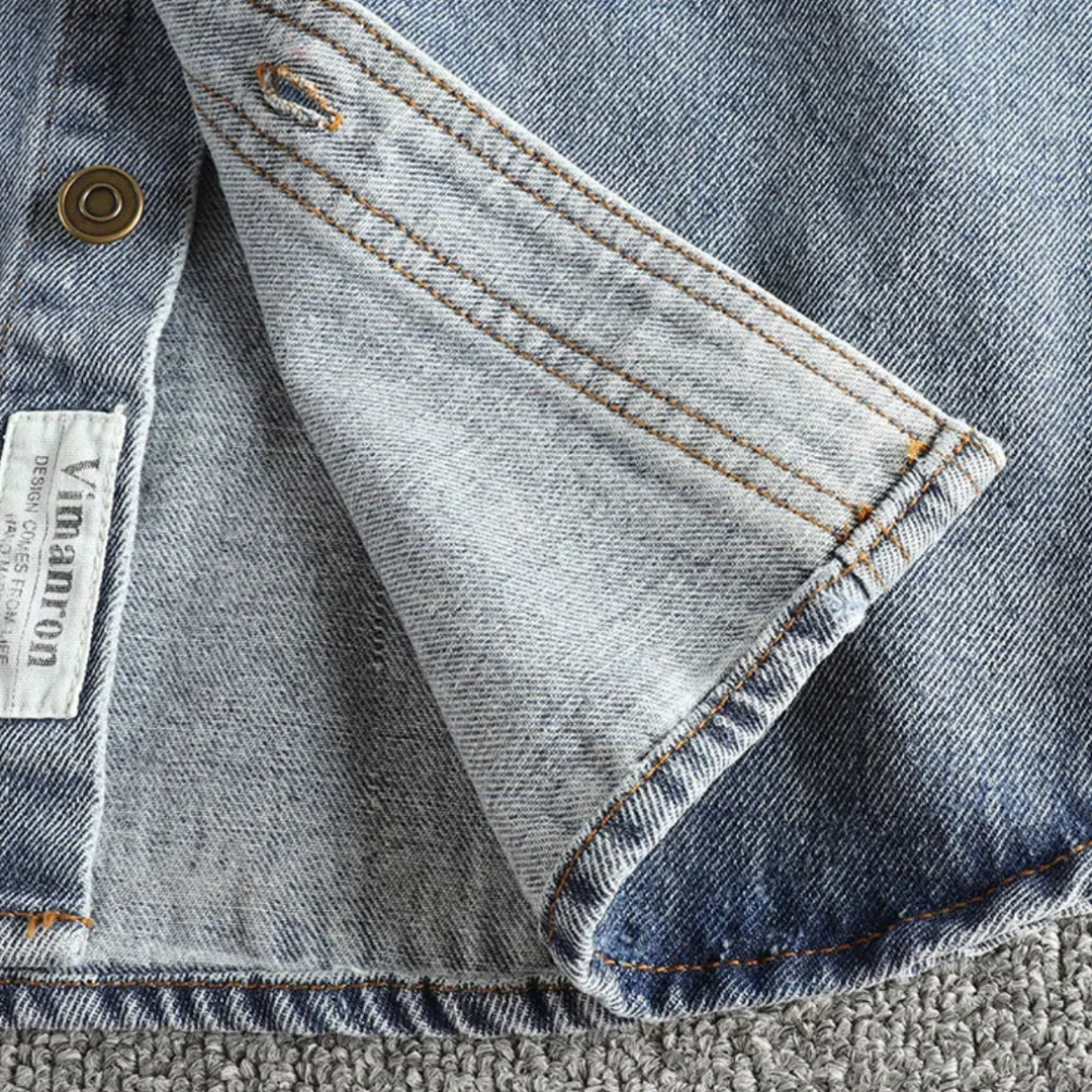 The Brescia Men’s Washed Retro Denim Shirt