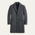 The Dorchester Men’s Grey Wool Overcoat – Luxury Winter Jacket