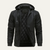 The Waldorf Men’s Brown Leather Puffer Jacket – Luxury Winter Coat with Hood