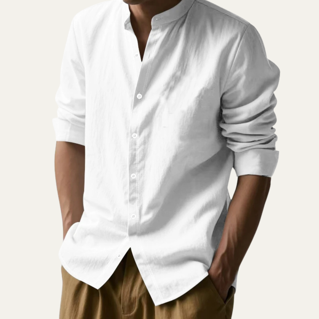 The Courmayeur Men’s Casual Cotton Button Down Shirt