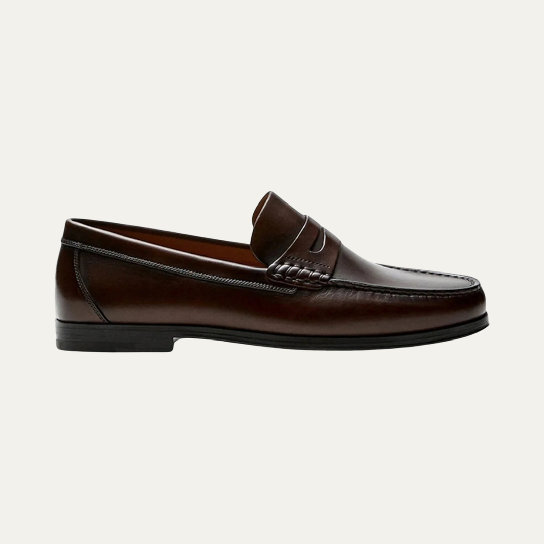 The Bellington Men’s Classic Leather Classic Slip On Dress Shoes