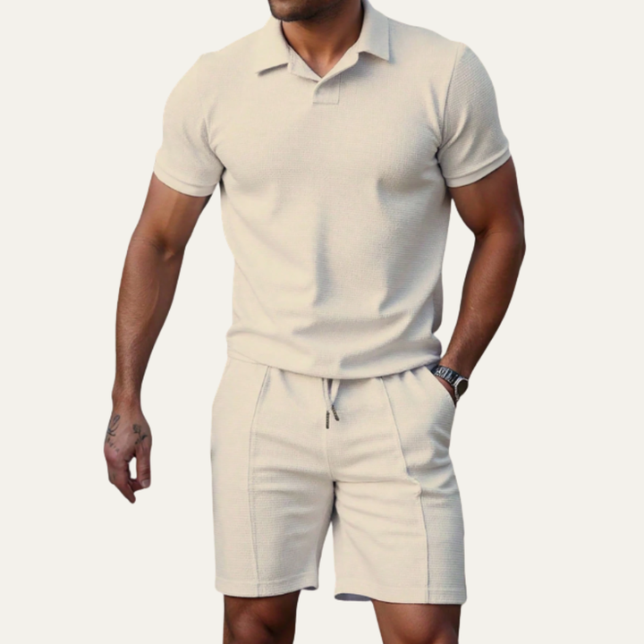 The Ashwood Creek Men’s Casual Co Ord Set –  Shirt & Shorts
