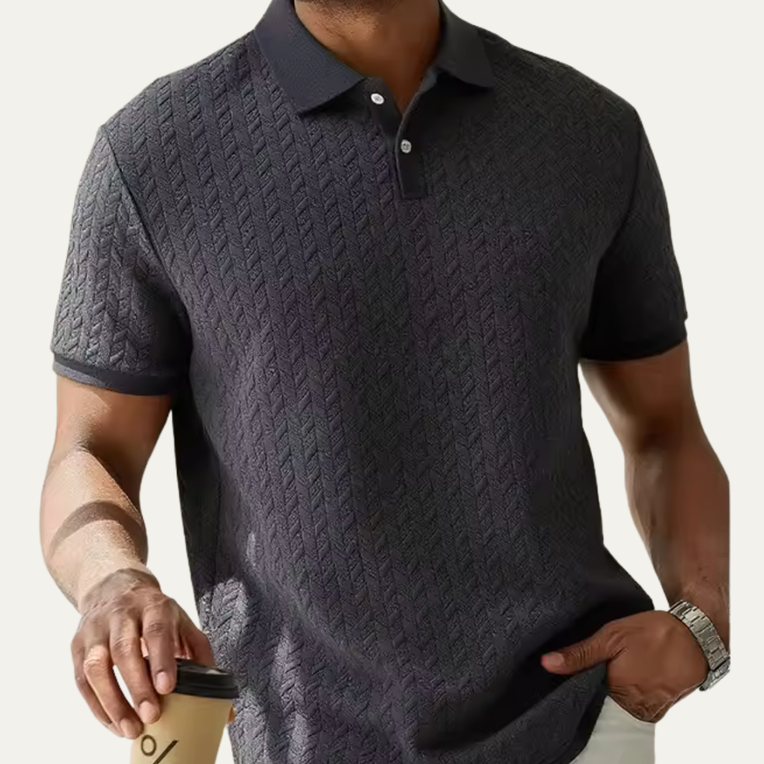 The Ridgeway Men’s Smart Knit Polo Shirt
