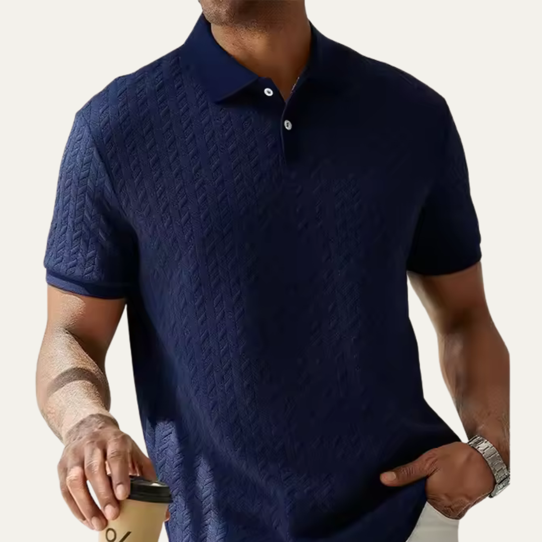 The Ridgeway Men’s Smart Knit Polo Shirt