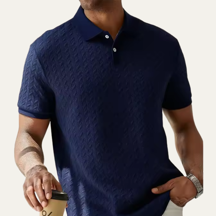 The Ridgeway Men’s Smart Knit Polo Shirt