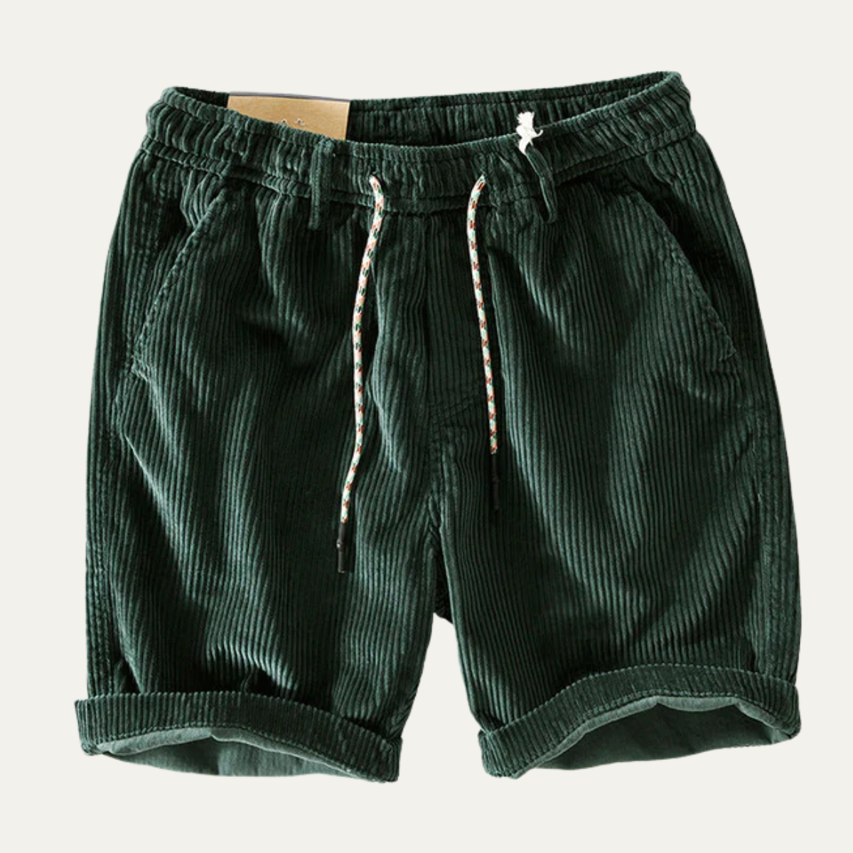The Bellmont Men’s Comfortable Casual Drawstring Corduroy Shorts