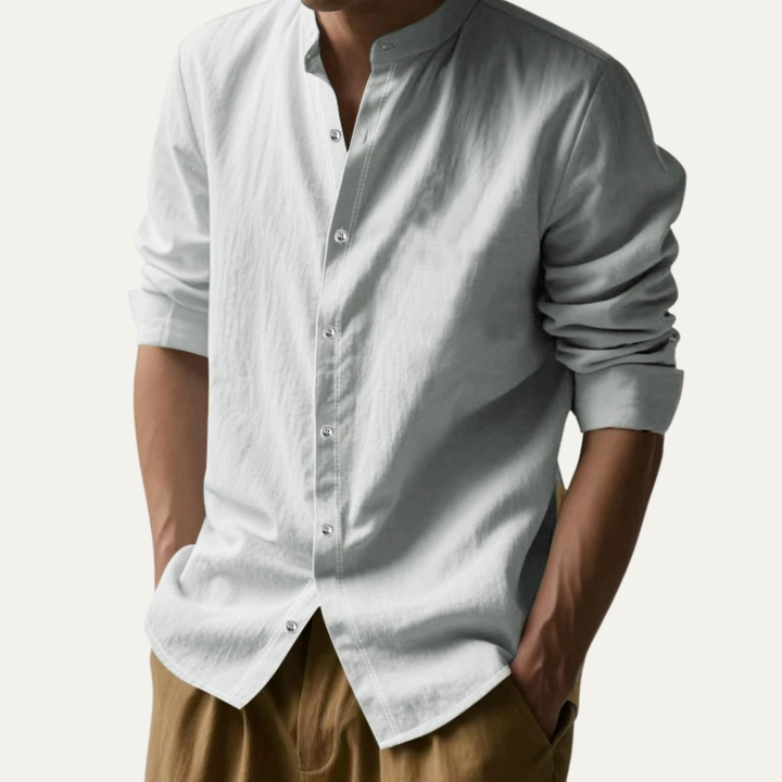 The Courmayeur Men’s Casual Cotton Button Down Shirt
