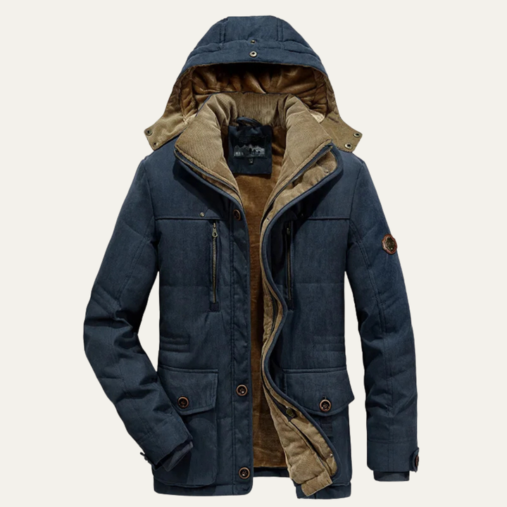 The Cormont Men’s Thick Fleece Hooded Winter Parka Jacket