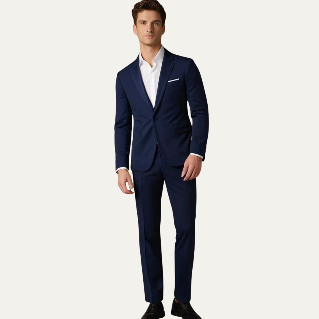 The Riccione Men's Elegant 2 Piece Suit Set – Blazer & Pants