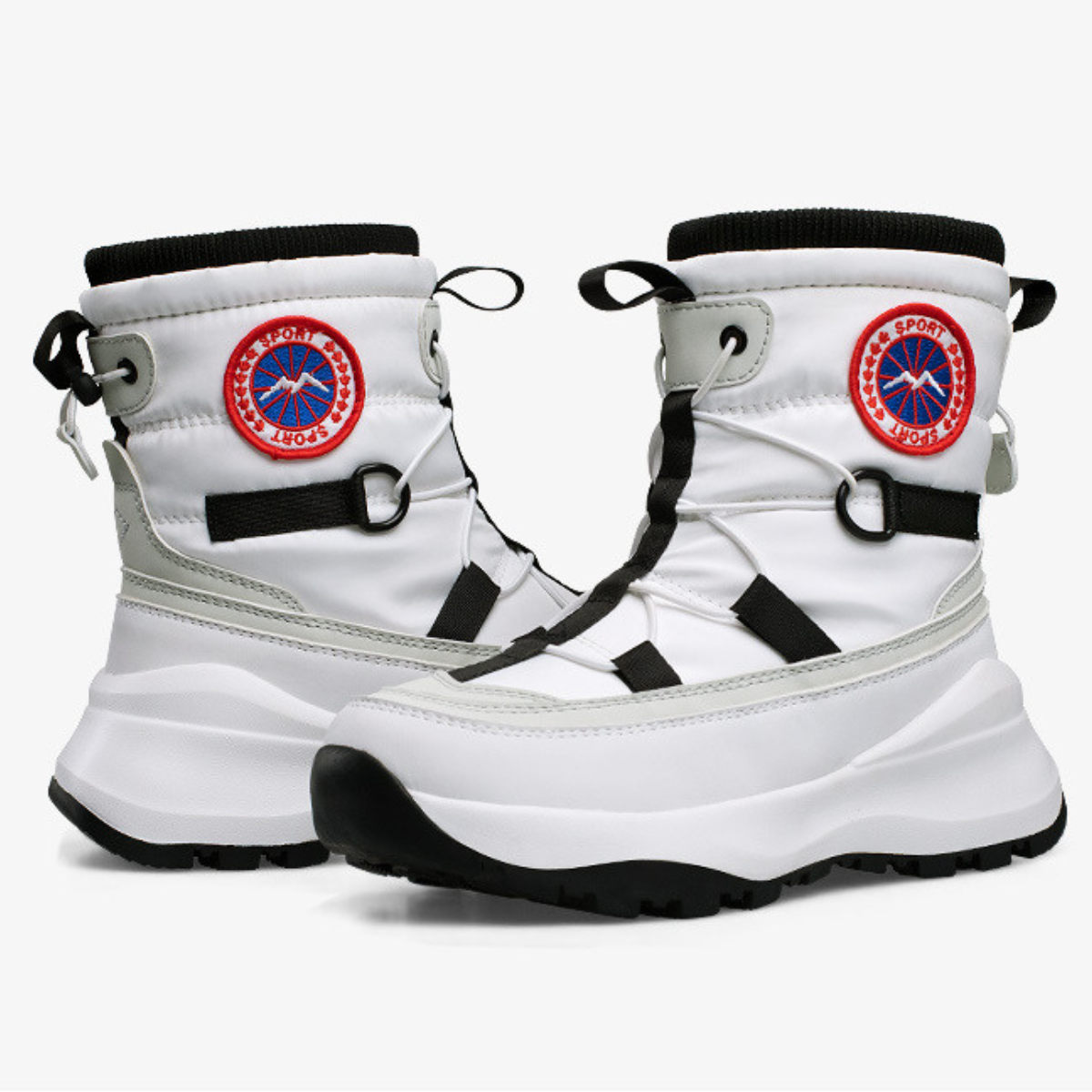 The Ostiense Men’s Fur Lined Anti Slip Outdoor High Top Snow Boots