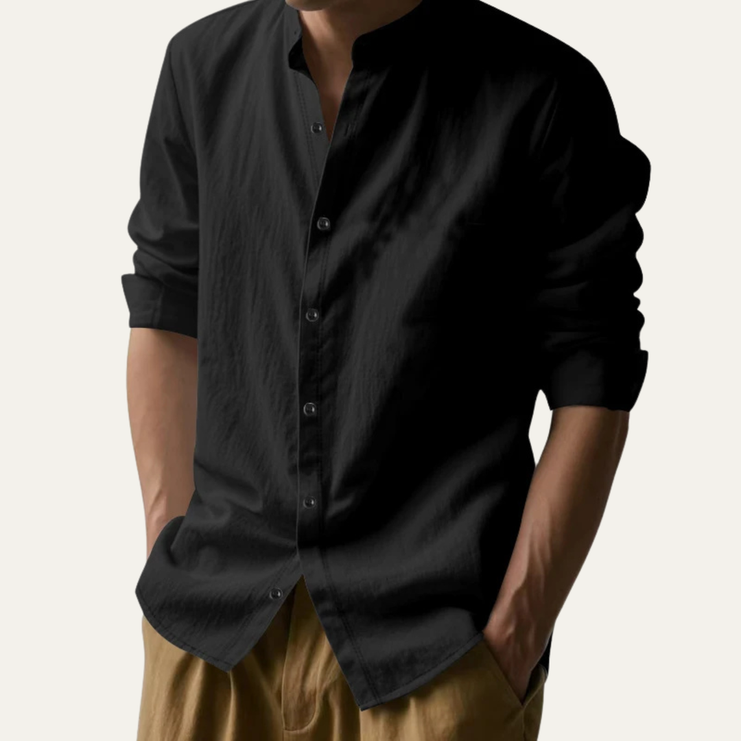The Courmayeur Men’s Casual Cotton Button Down Shirt