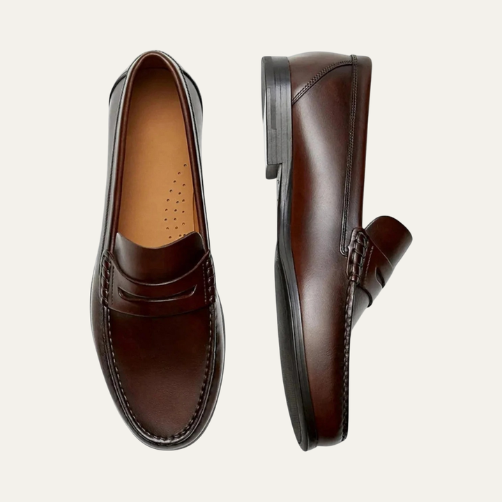 The Bellington Men’s Classic Leather Classic Slip On Dress Shoes