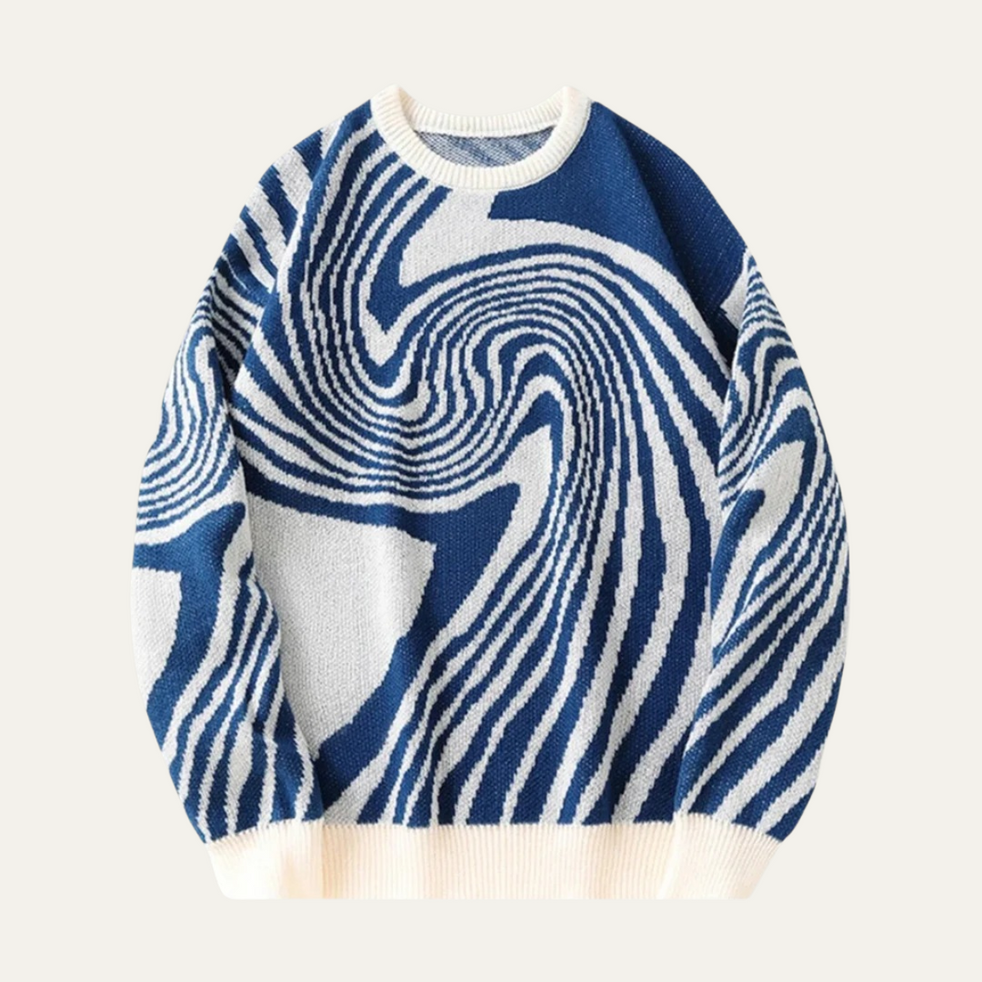The Paris Men's Merino Wool Sweater - Premium Jacquard Knit
