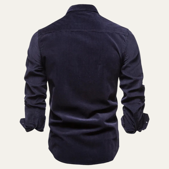 The Oaklawn Men’s Slim Fit Trendy Corduroy Shirt