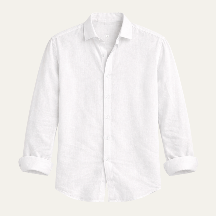 The Tuscania Men’s Casual Lightweight Button Up Linen Shirt