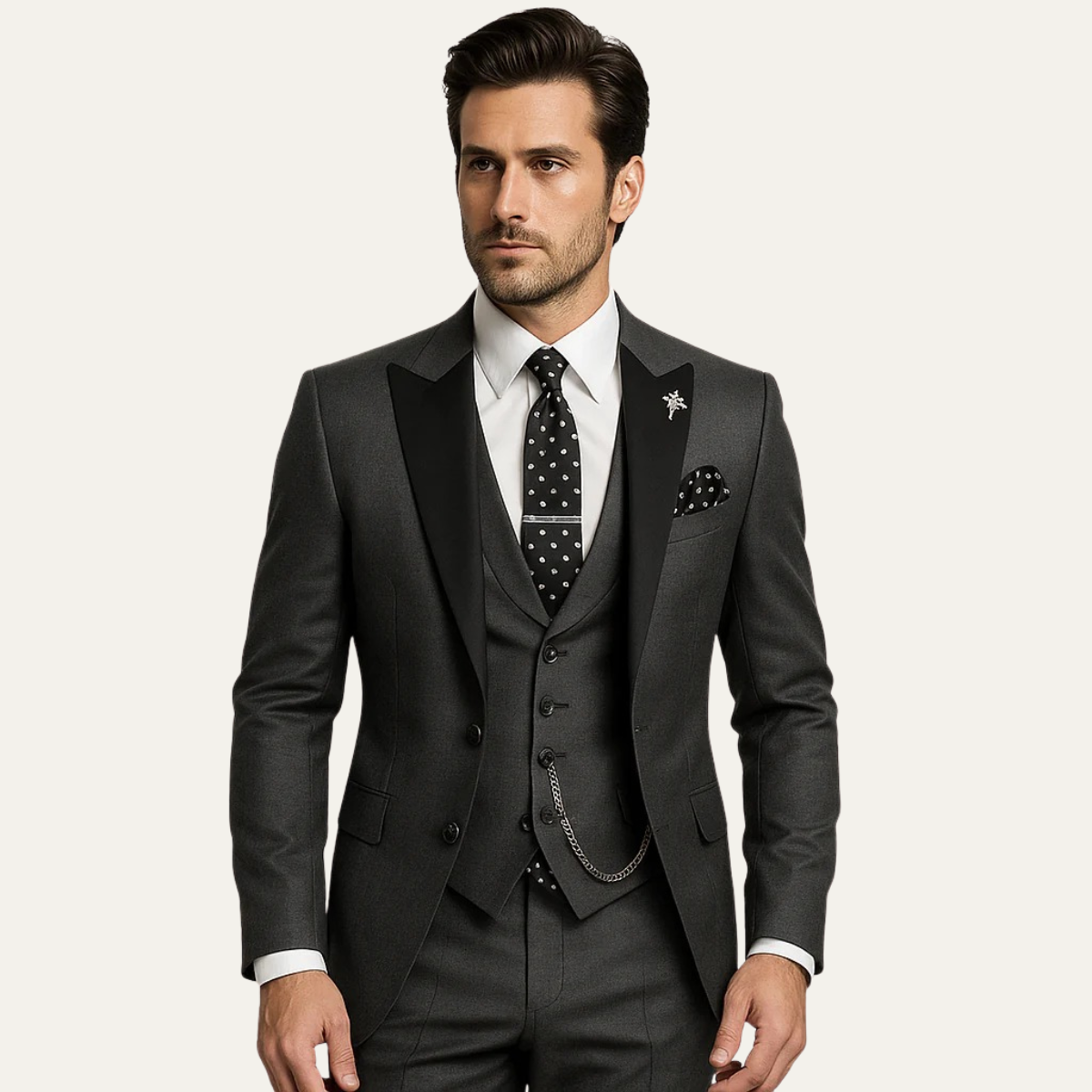 The Senigallia Men’s 3 Piece Suit Set – Blazer, Waistcoat & Trousers