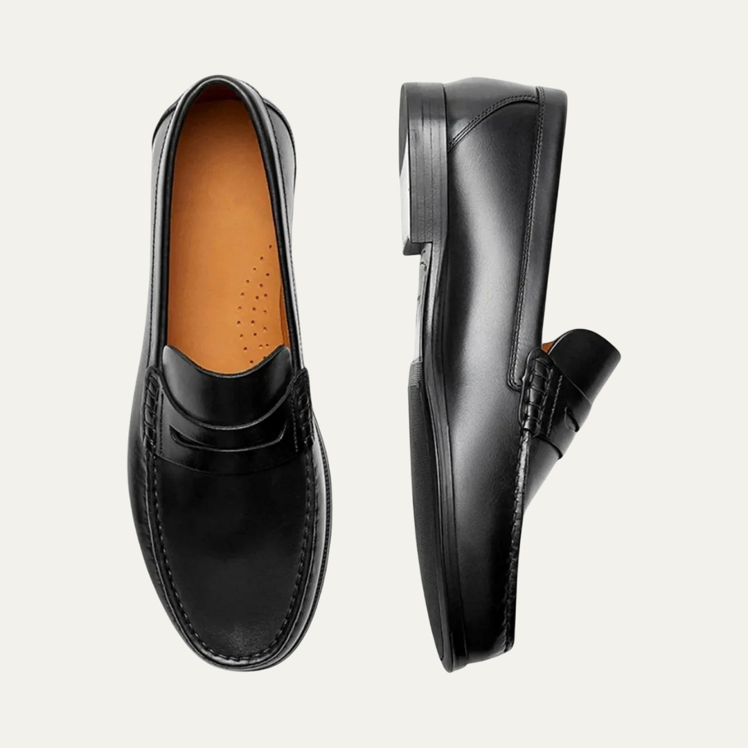 The Bellington Men’s Classic Leather Classic Slip On Dress Shoes