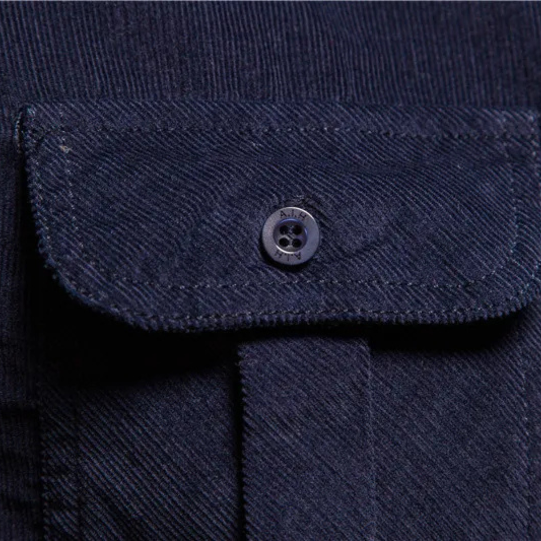 The Oaklawn Men’s Slim Fit Trendy Corduroy Shirt