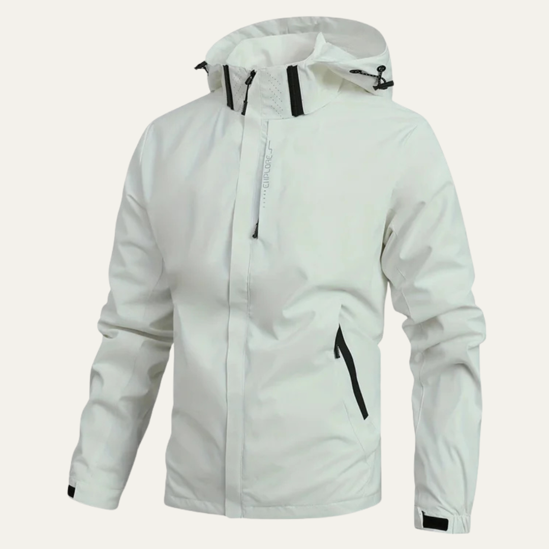 The Kingmere Waterproof Rain Jacket – Windproof Hooded Outdoor Hiking Coat