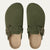 The Amalfi Green Suede Clogs for Men — Relaxed Old Money Style